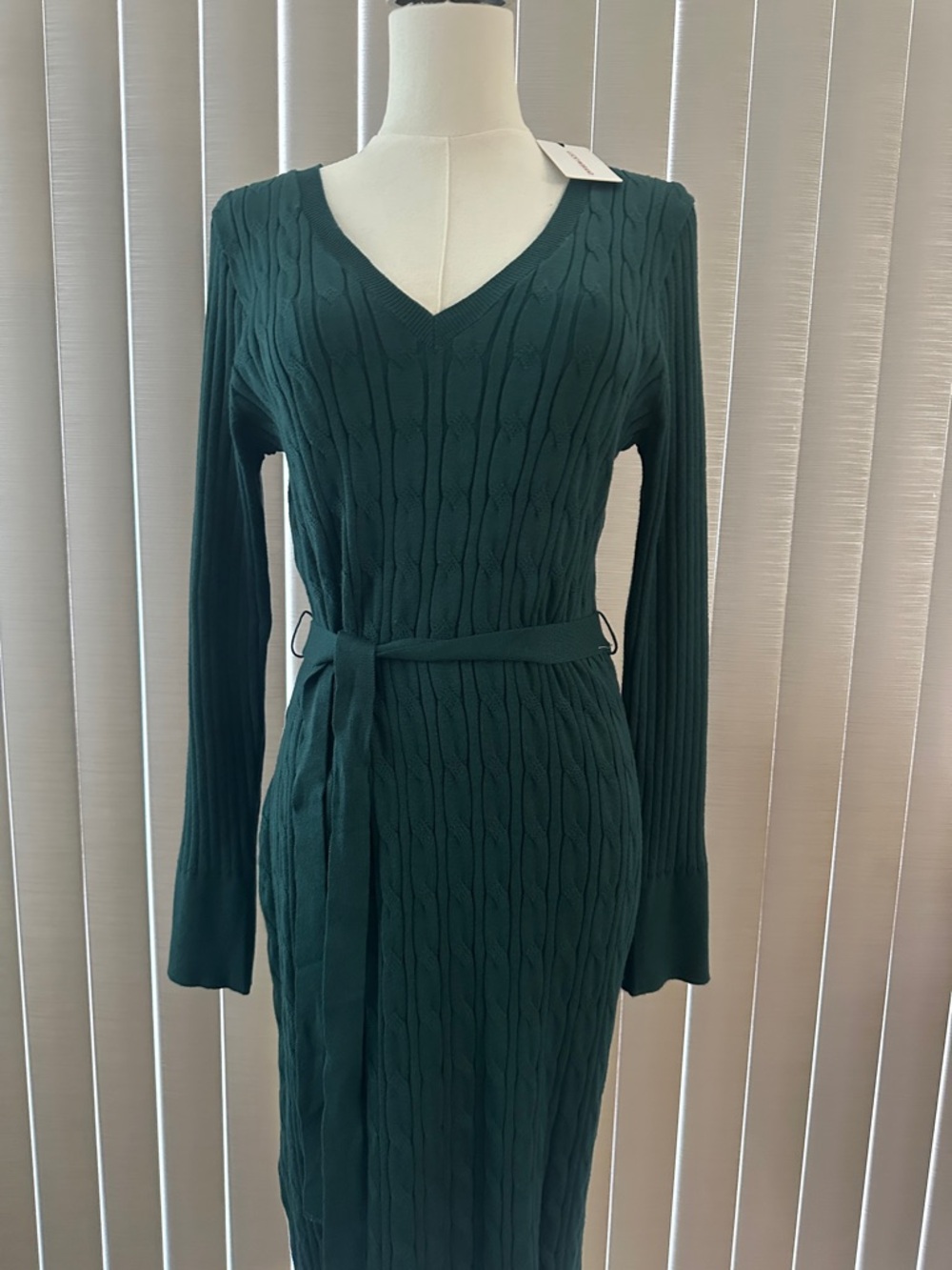 Lucky Brand Deep Green Knit Dress - Picture 10 of 15